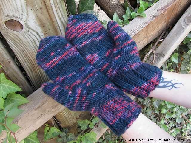 Basic mitten knitting pattern free
