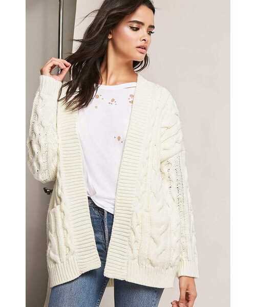 Forever 21 patterned knit cardigan