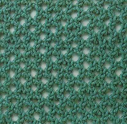 Mesh knit pattern