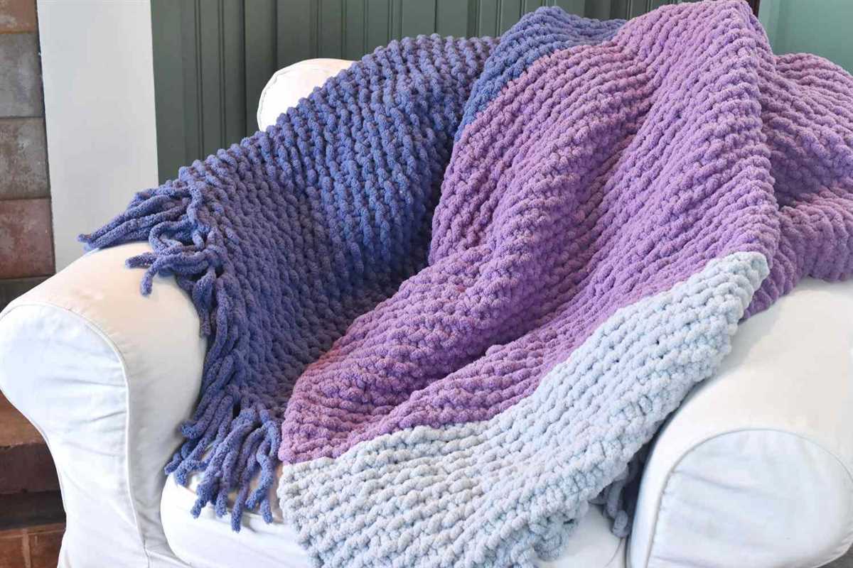 Super chunky cable knit blanket pattern