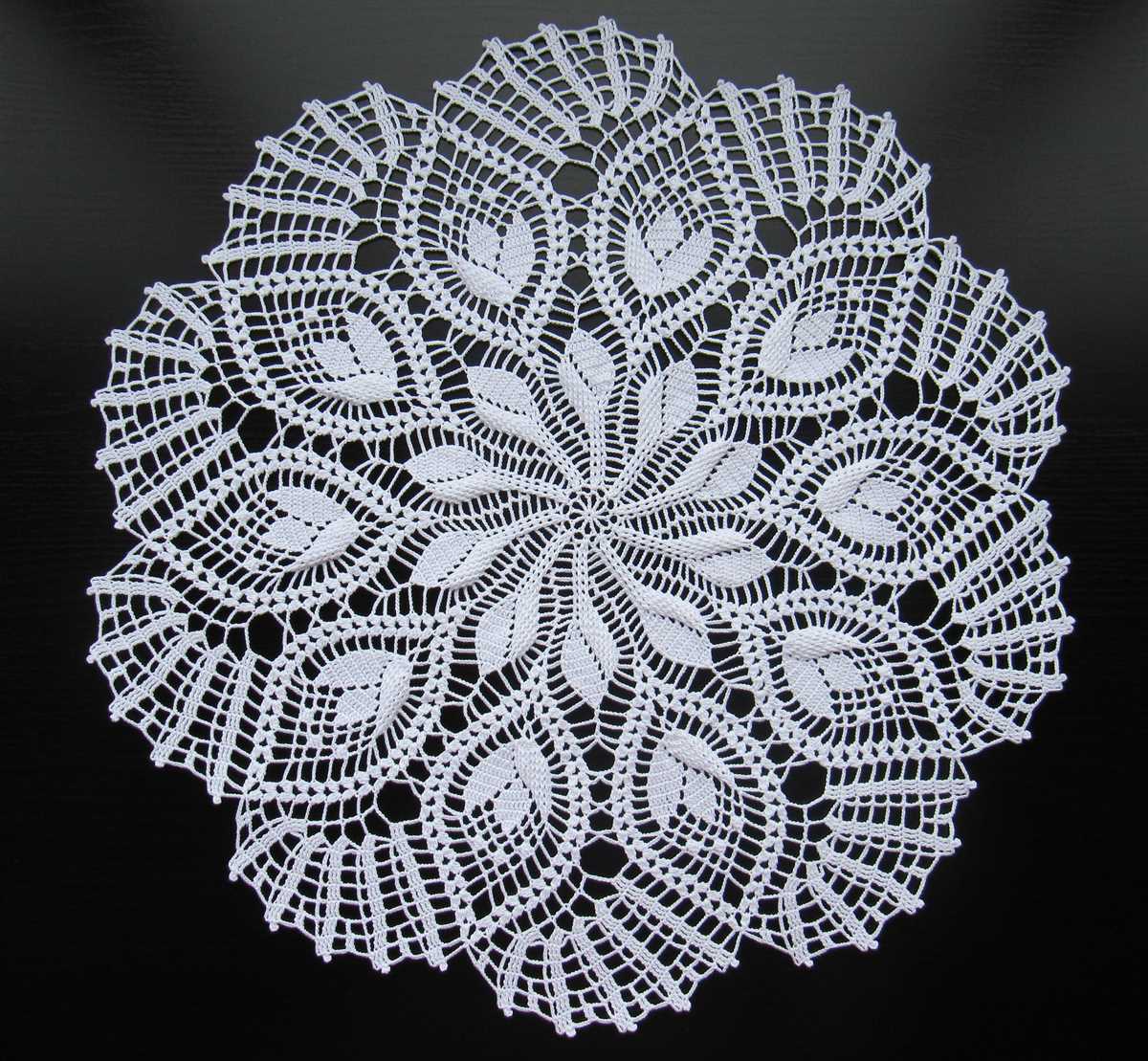 Knit doily pattern