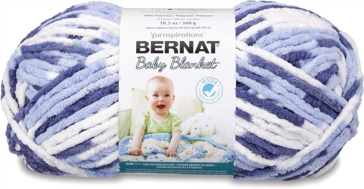 Bernat baby blanket yarn knit patterns free