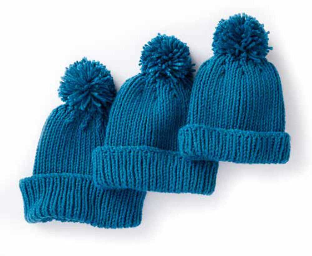 Pattern for knitted bobble hat