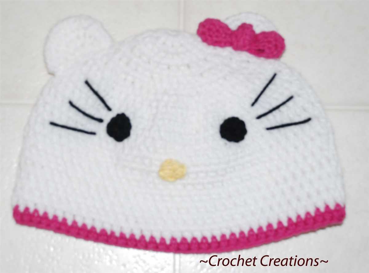 Kitty hat knitting pattern