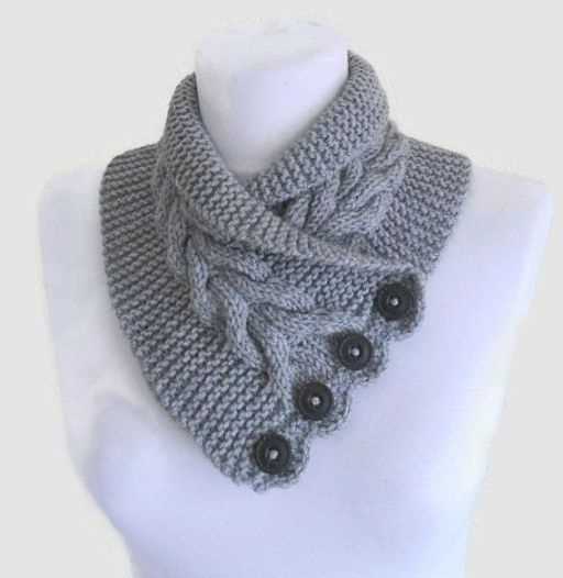 Free knit neck warmer pattern