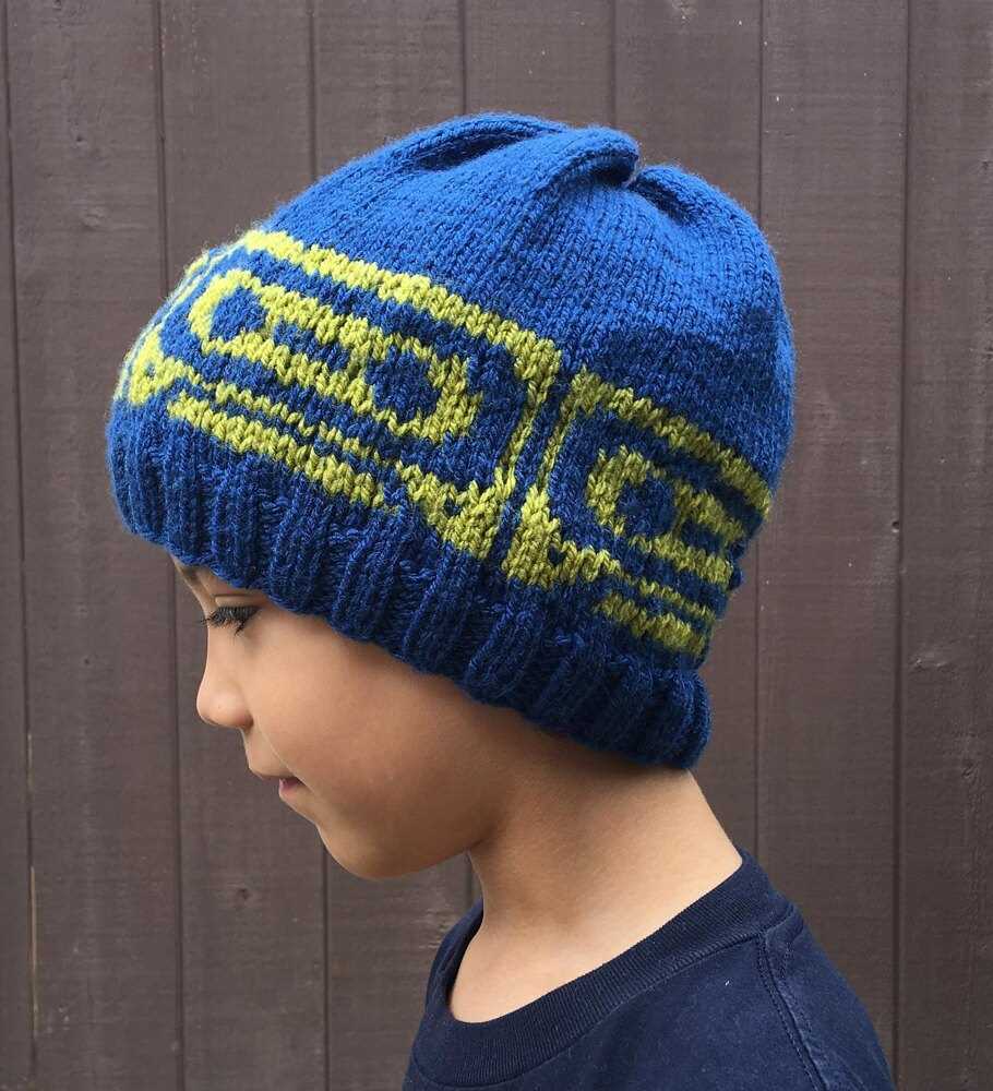 Brain beanie knitting pattern