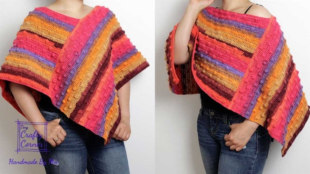 Rectangle poncho knitting pattern free