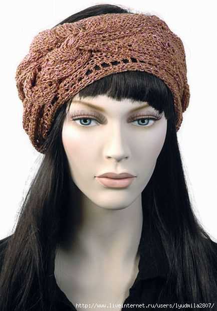 Knitted headband pattern straight needles