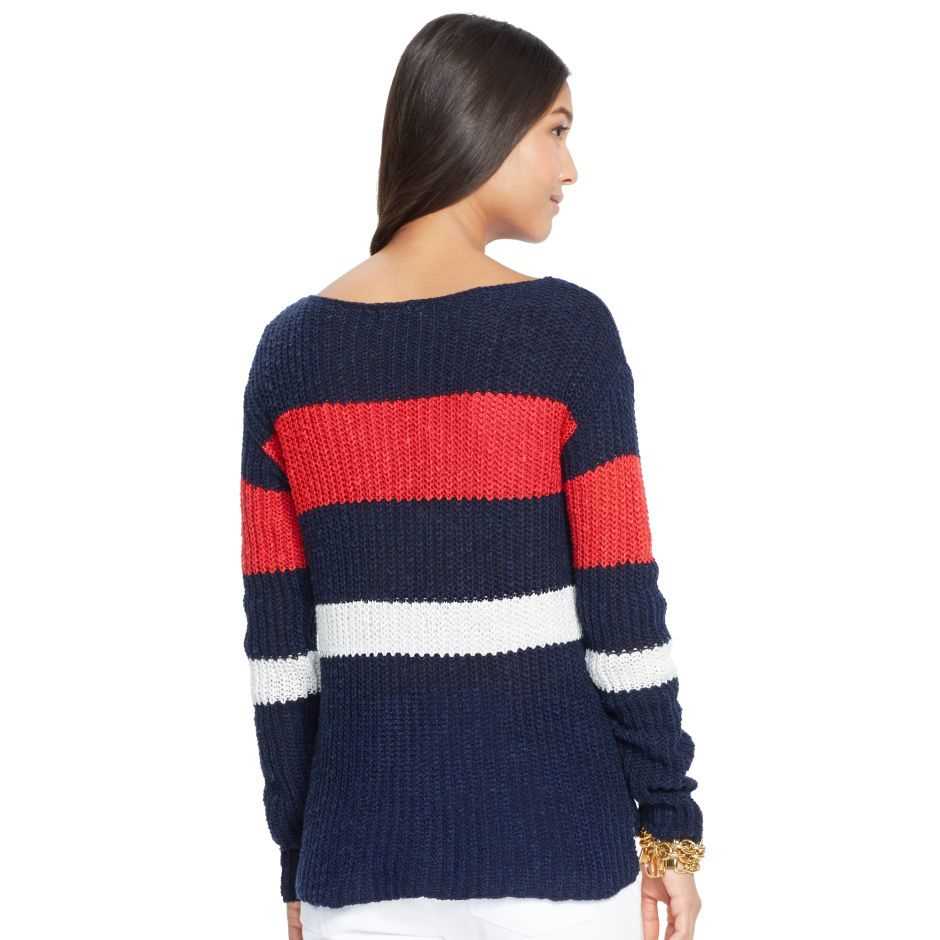Boat neck knit sweater pattern