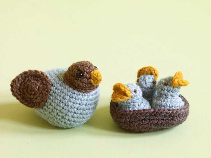 Knitted nest pattern