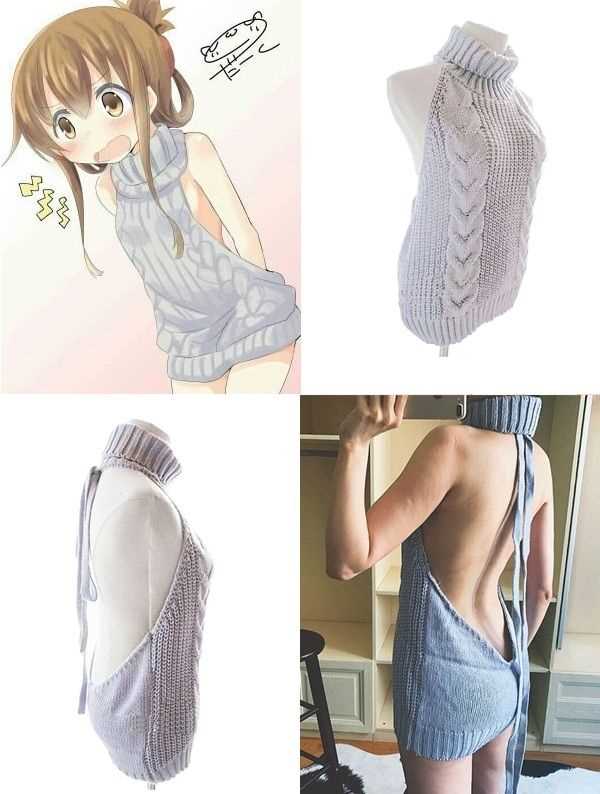 Virgin killer sweater knitting pattern