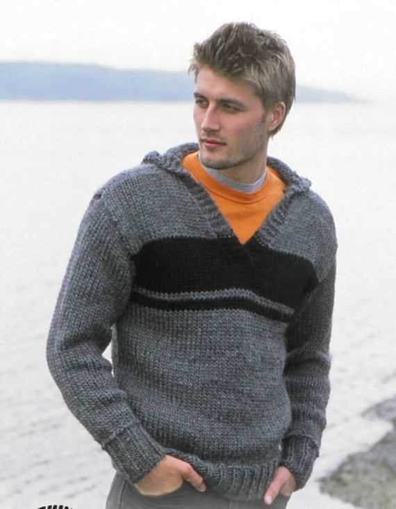 Mens knitted hoodie pattern free