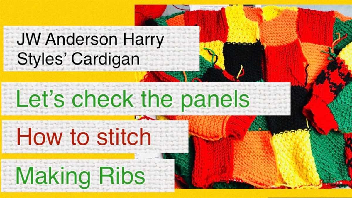 Jw anderson cardigan knitting pattern