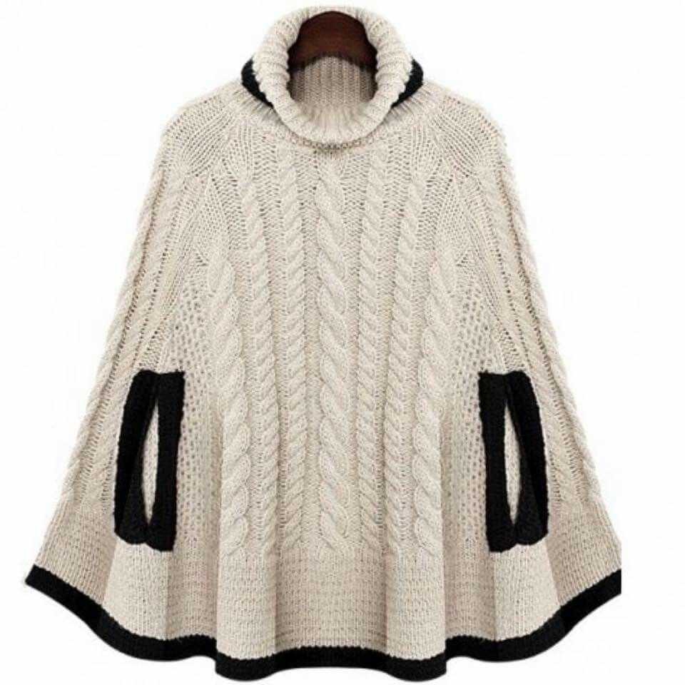 Free knitted poncho patterns for adults