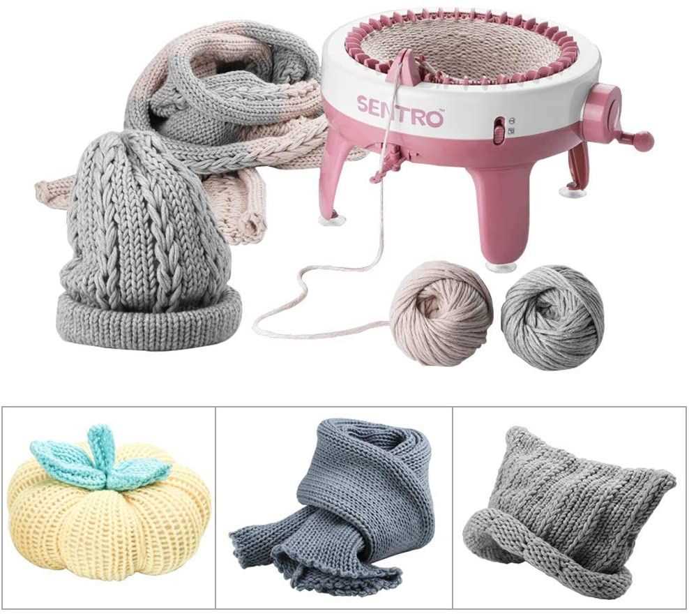 Loops and threads knitting machine patterns