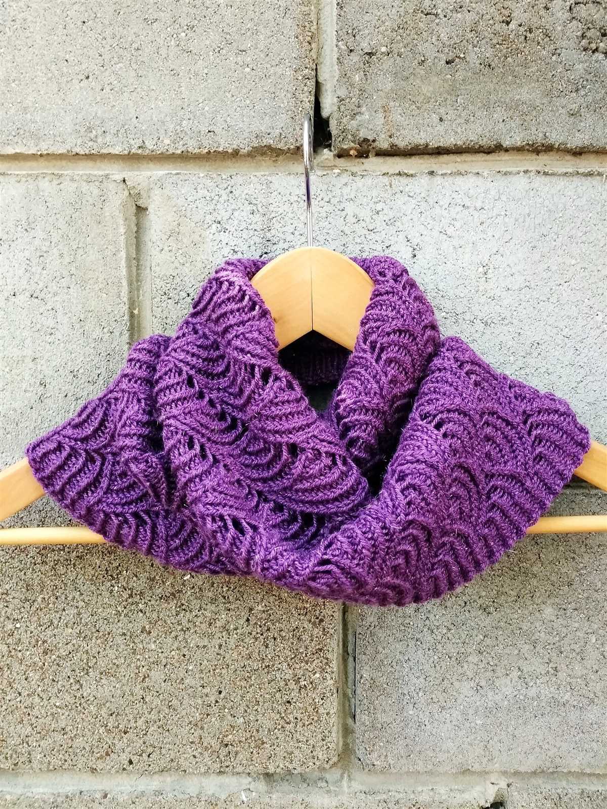 Silk scarf knitting pattern