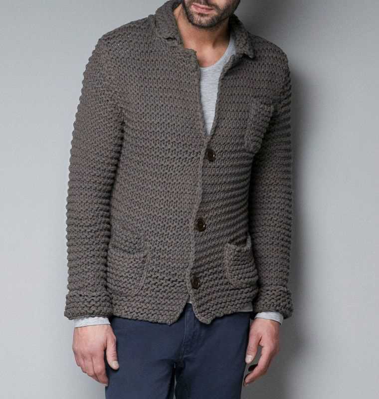Mens jacket knitting pattern