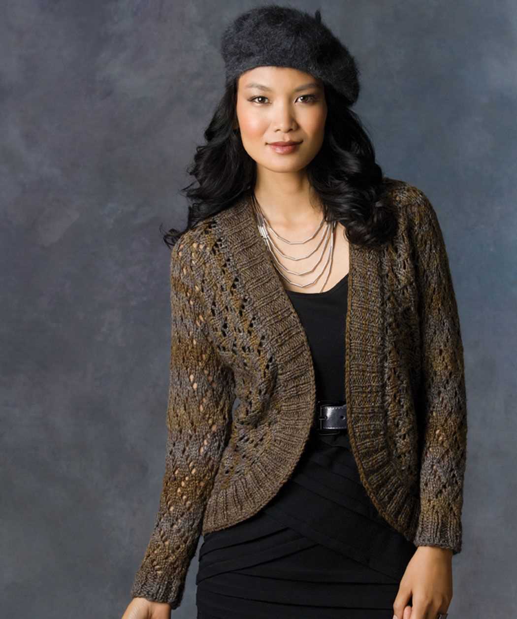 Knitting pattern for shrug