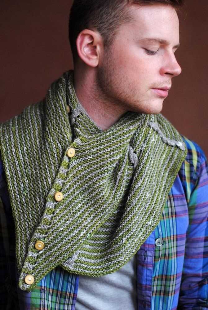 Knitting patterns scarf male