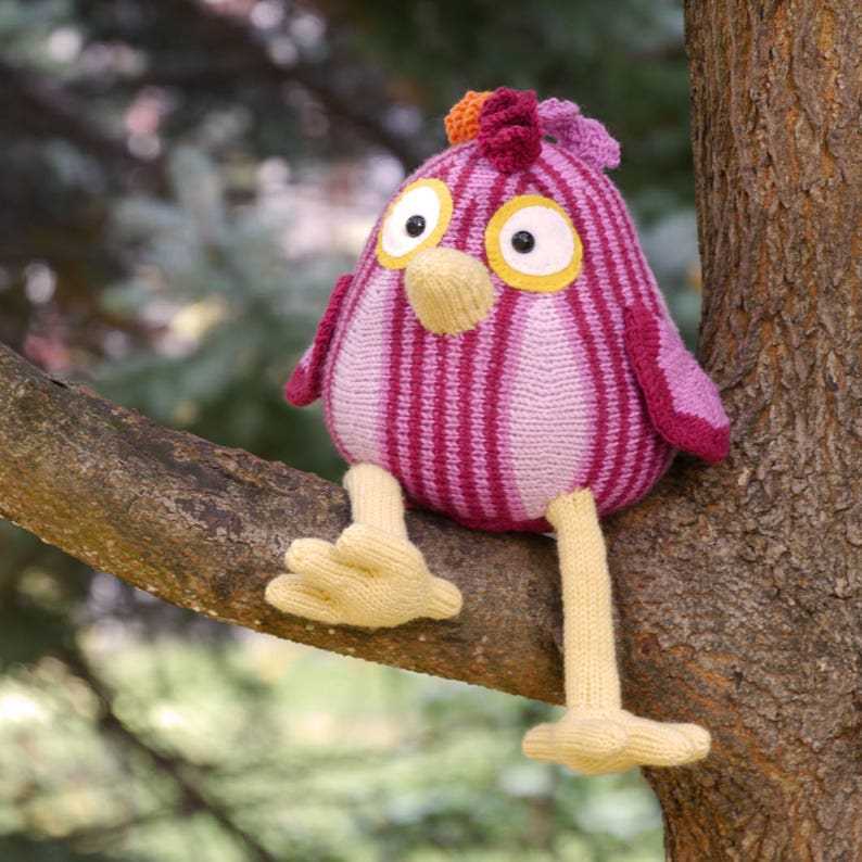 Kiwi bird knitting pattern