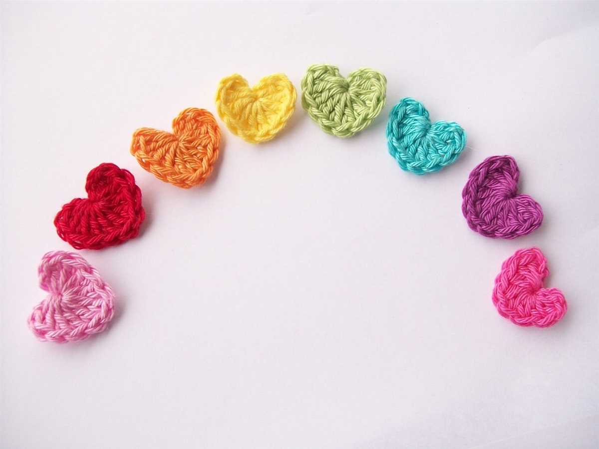 Simple knitted heart pattern free