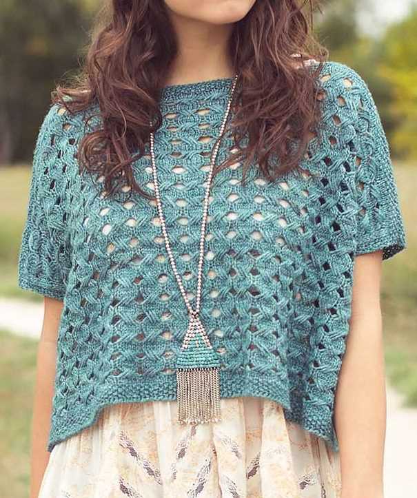 Ladies tops knitting patterns
