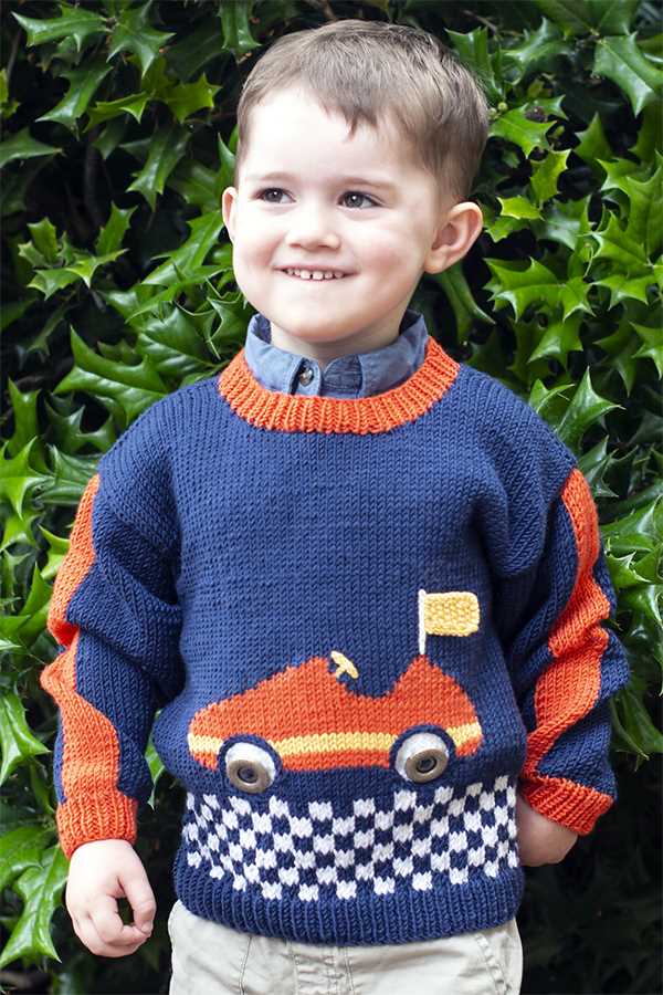 Tractor jumper knitting pattern