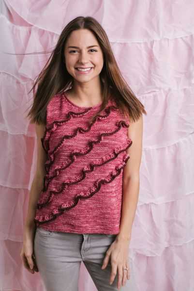 Simple knitted tank top pattern