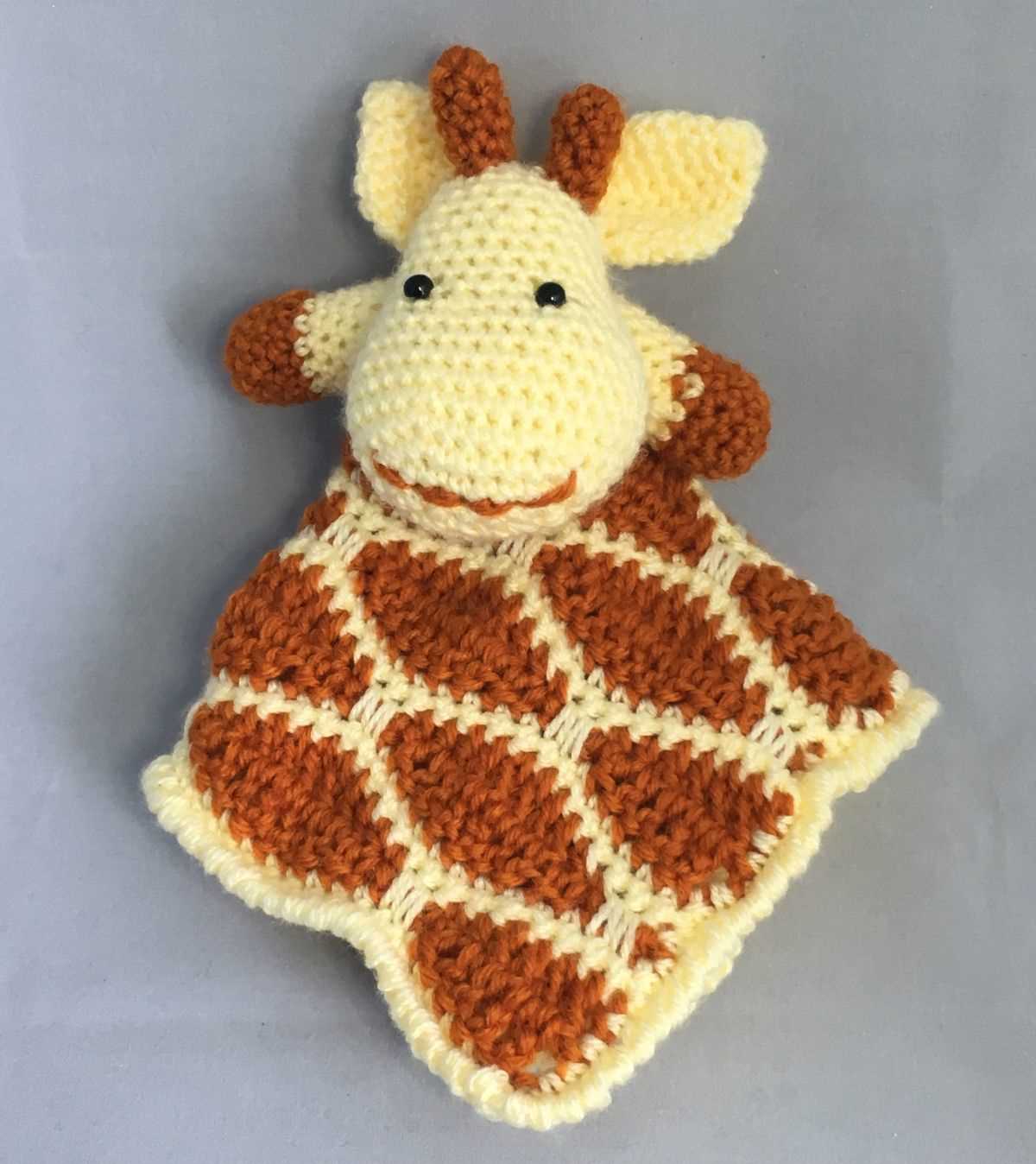 Giraffe blanket knitting pattern