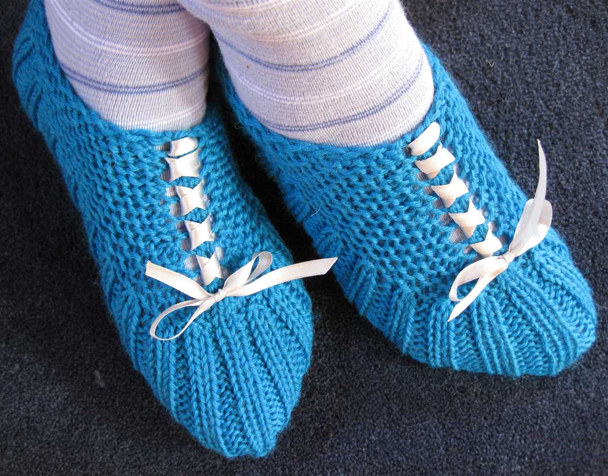 Free knitting patterns for ladies slippers