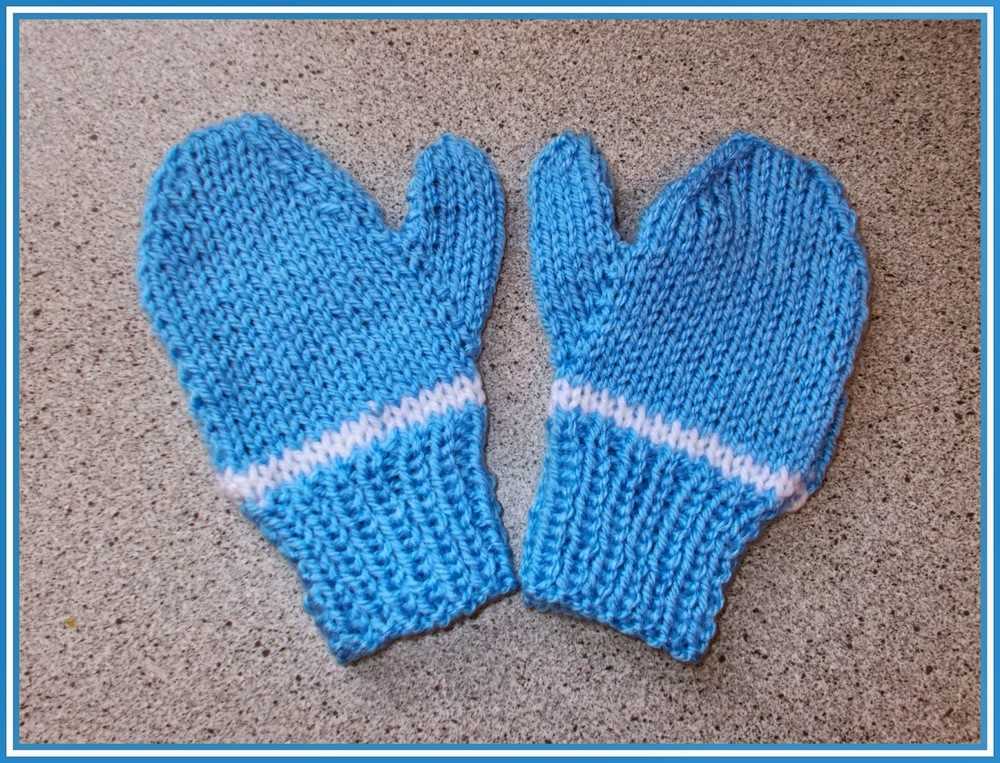 Childrens mittens knitting pattern
