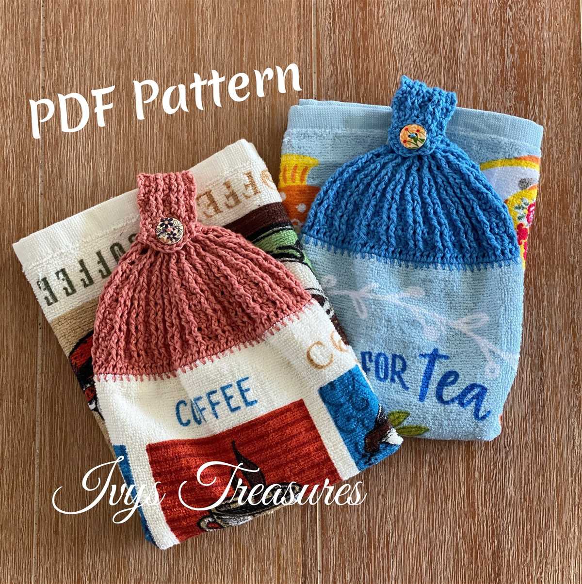 Gnome towel topper knitting pattern