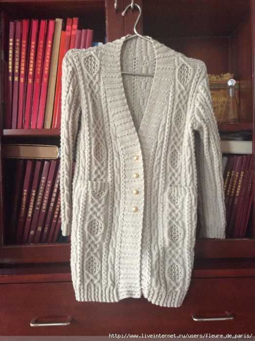 Ladies aran cardigan knitting patterns free