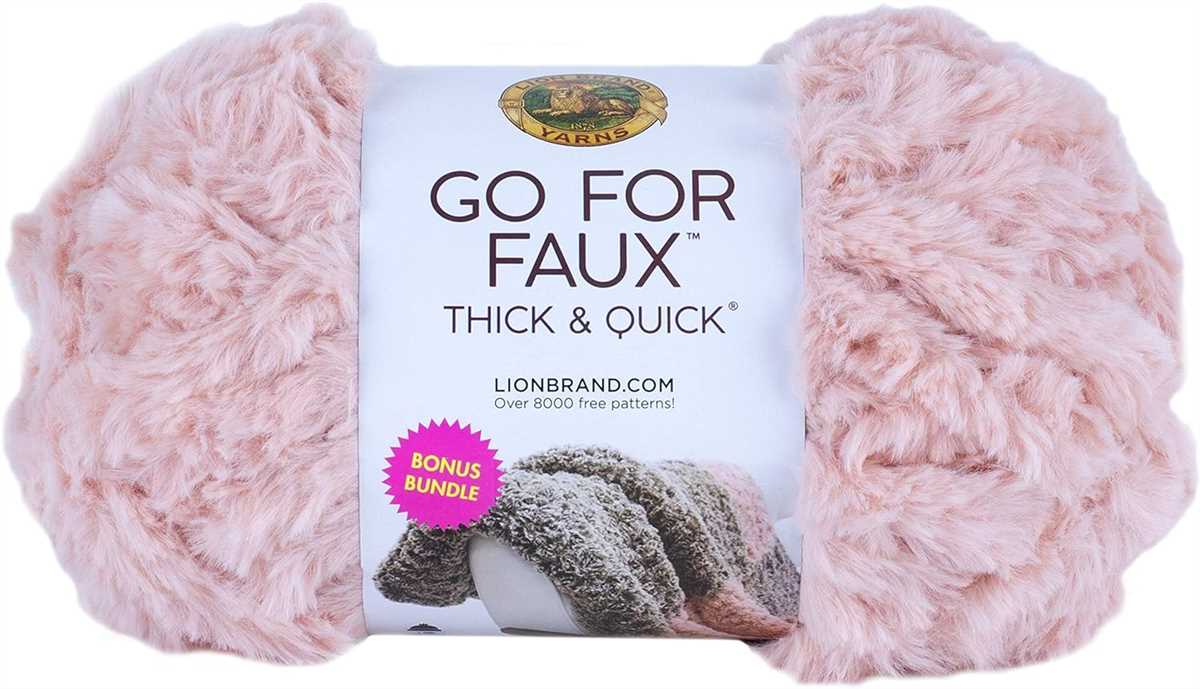 Go for faux yarn knit patterns
