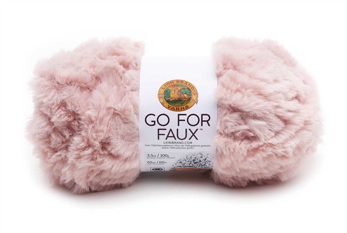 Go for faux yarn knit patterns