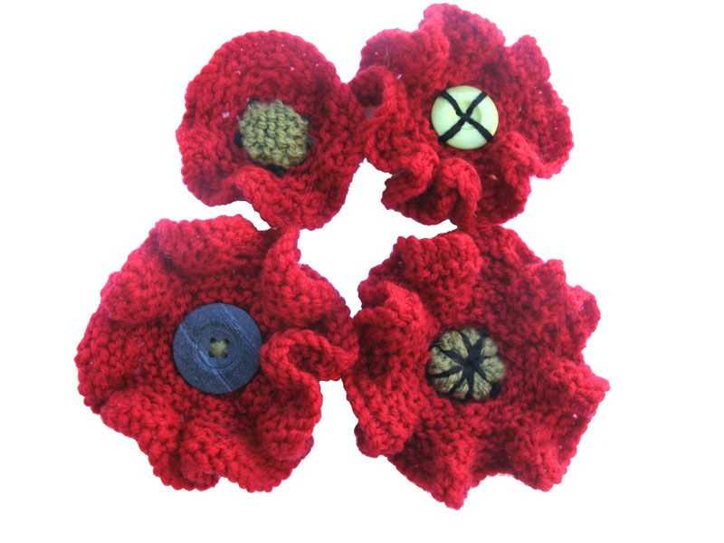 Knitted poppies patterns