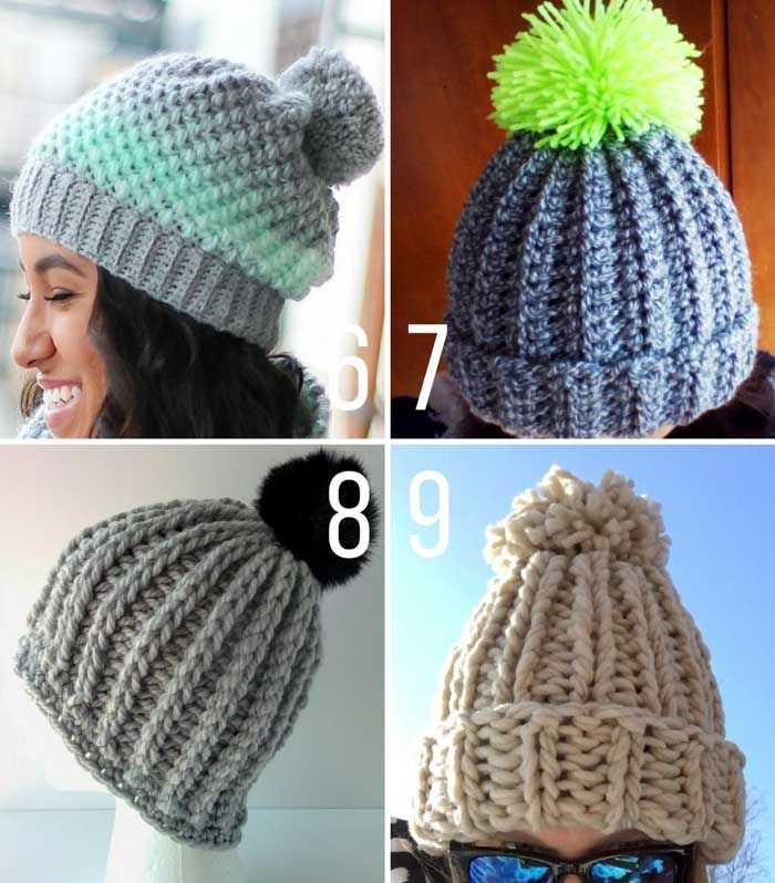Chunky knit baby hat pattern free