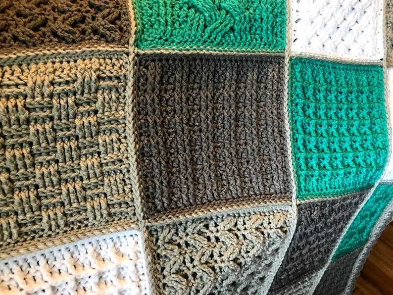 Sampler blanket knitting pattern free