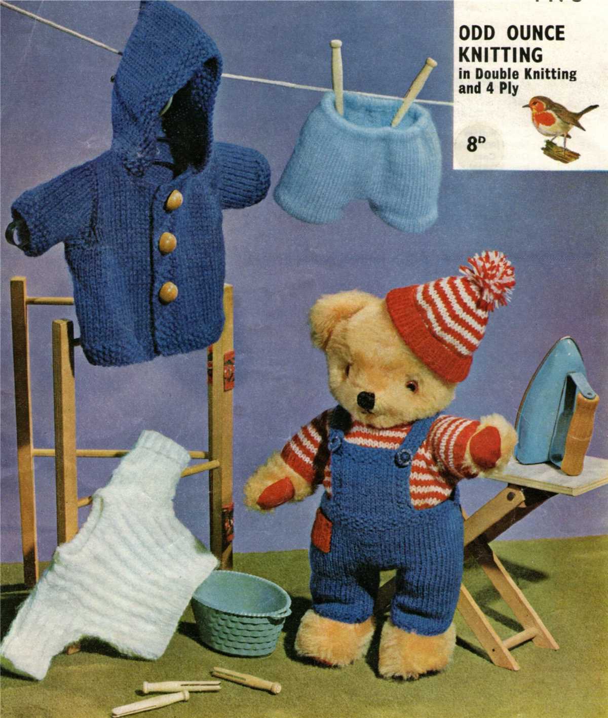 Teddy bear jumper knitting pattern
