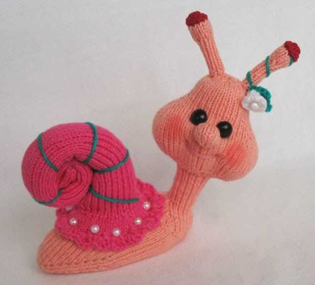 Snail knitting pattern