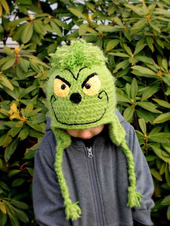 Grinch hat knitting pattern