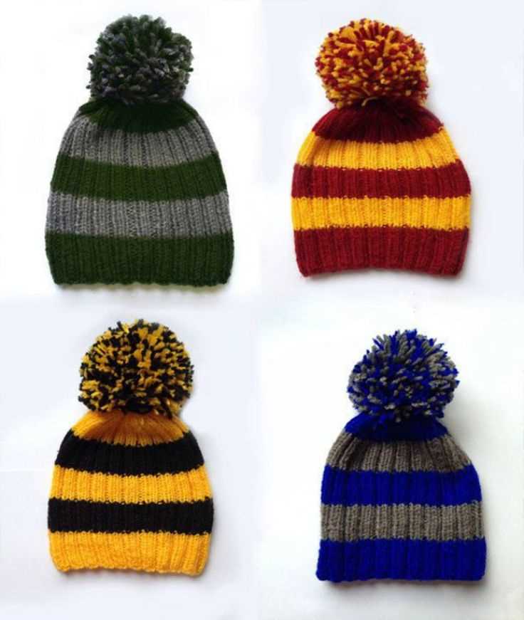 Gryffindor hat knitting pattern
