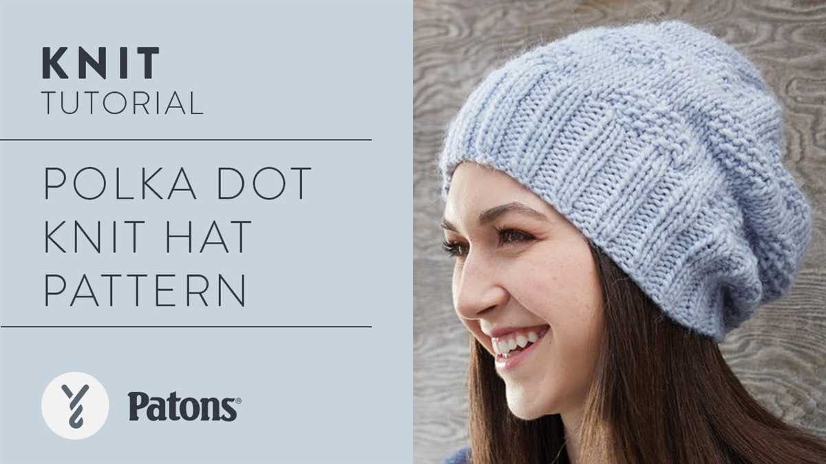 Knitting patterns for beanies with straight needles