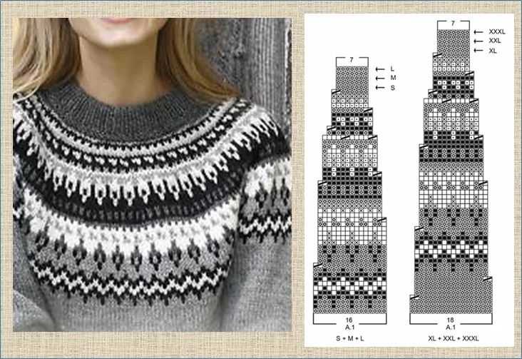 Jacquard knit animal pattern sweater