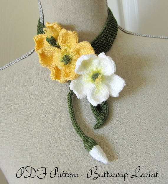Knit necklace pattern