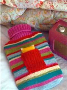 Free knitting pattern hot water bottle