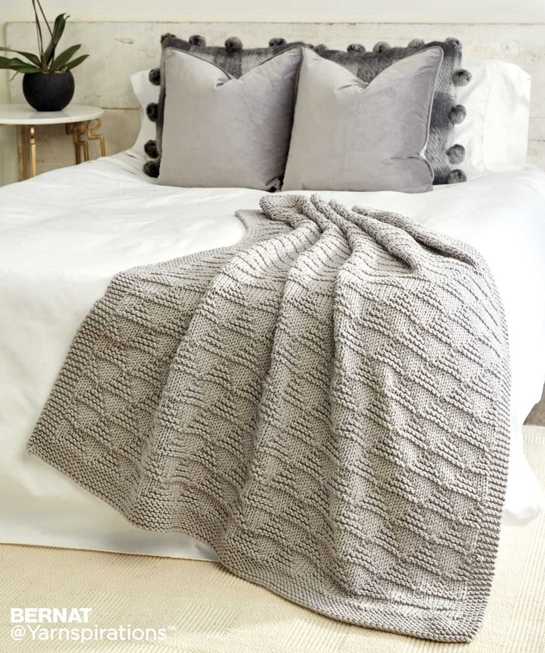 Queen size knit blanket pattern