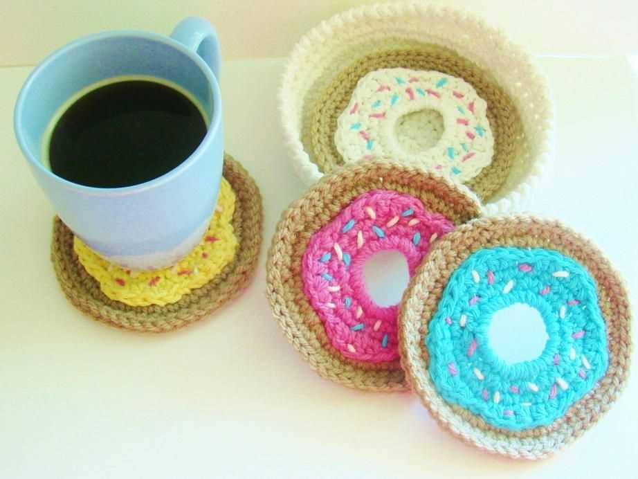 Knit coasters free pattern