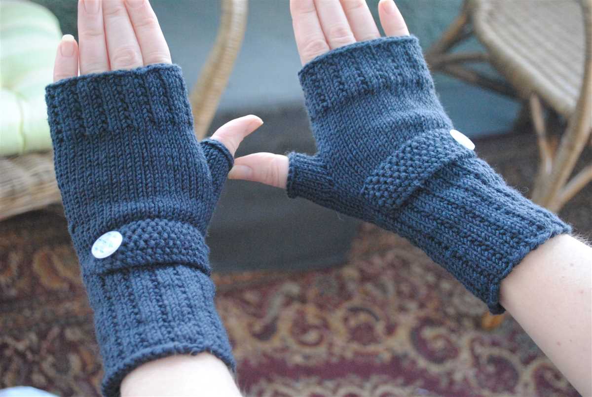 2 needle gloves knitting pattern