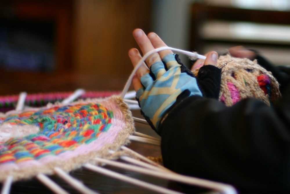 Knitting hoop patterns
